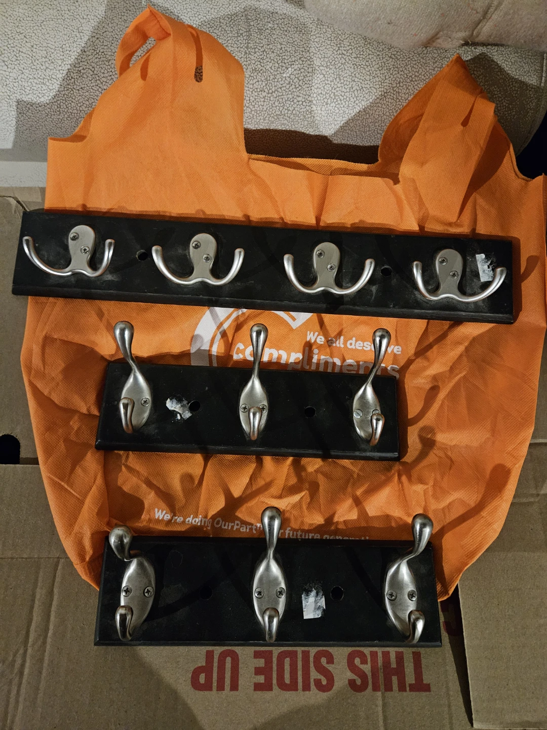Black Wall Mounted Coat Hooks