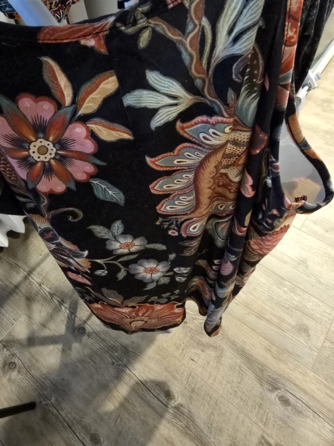 Black Floral Tank Top - photo 3