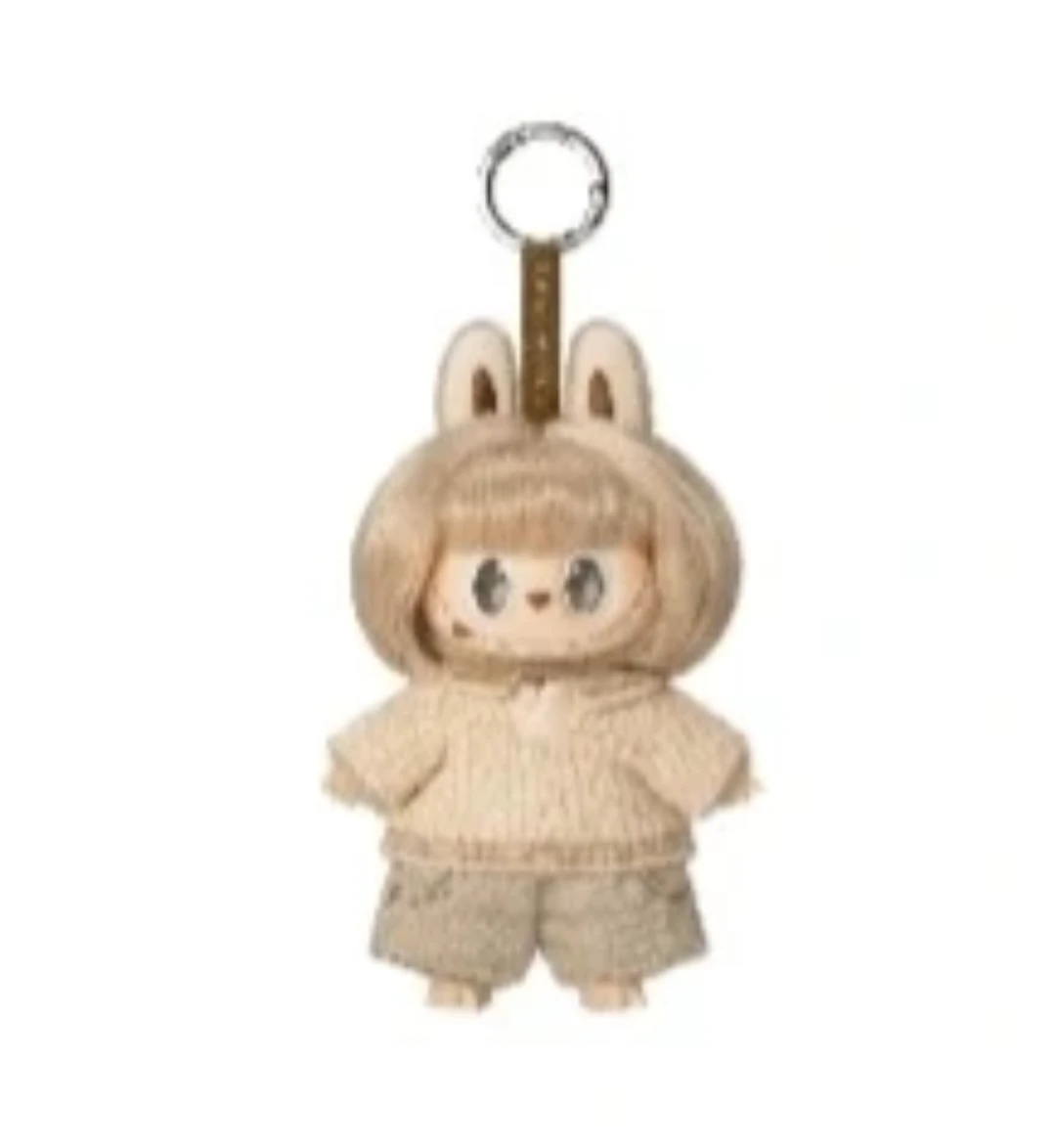 Labubu Hair Salon Vinyl Plush Pendant Warm Oat - photo 2