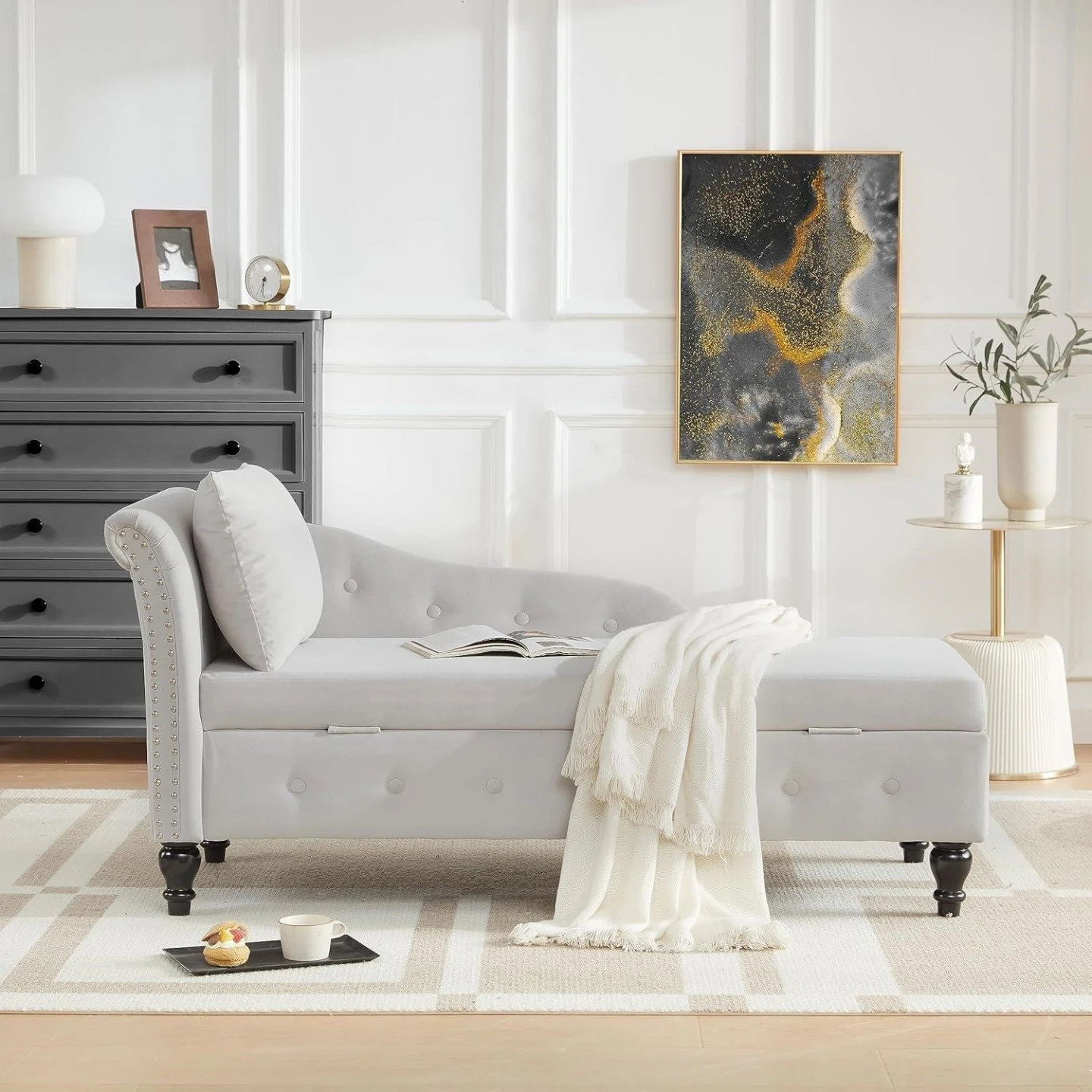 Brand new chaise lounge with storage - photo 4