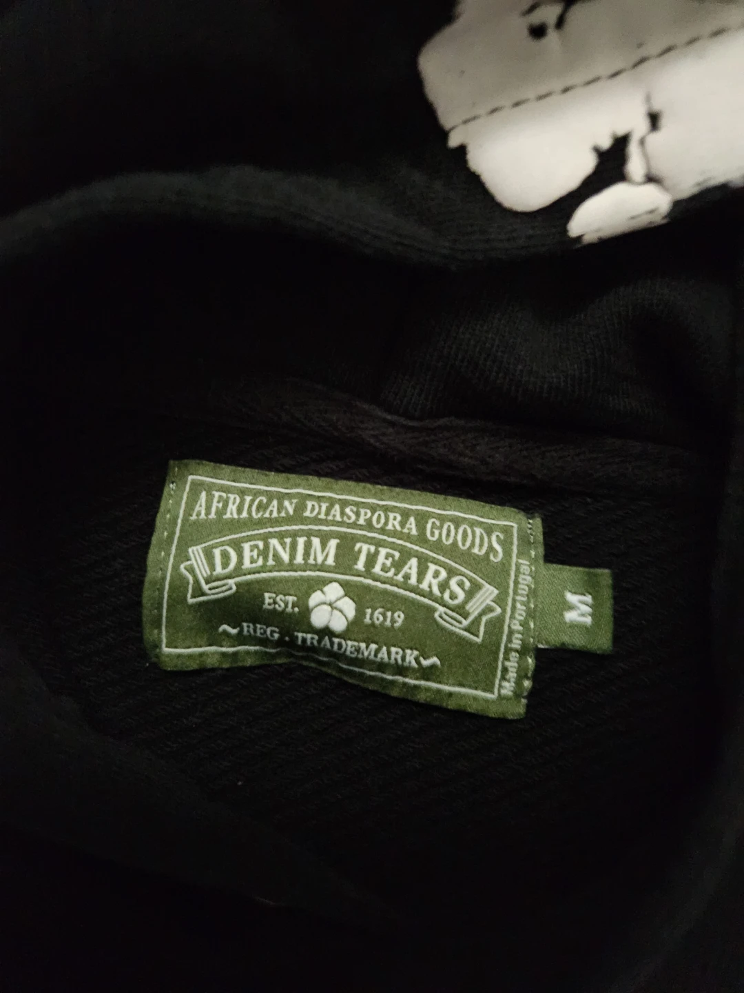 Denim Tears Black Floral Hoodie - photo 2