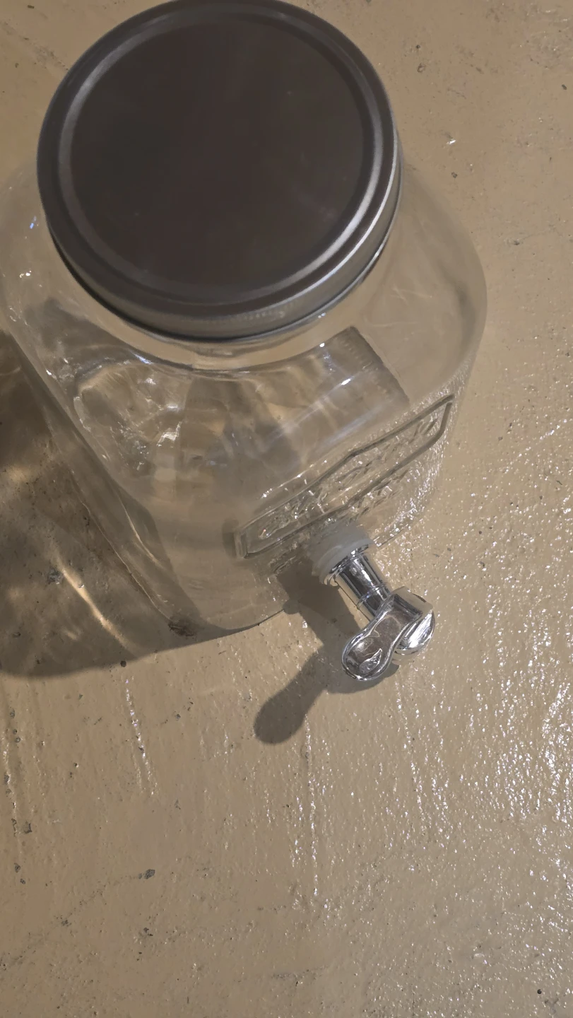 Glass Drink Dispenser with Spigot - photo 2