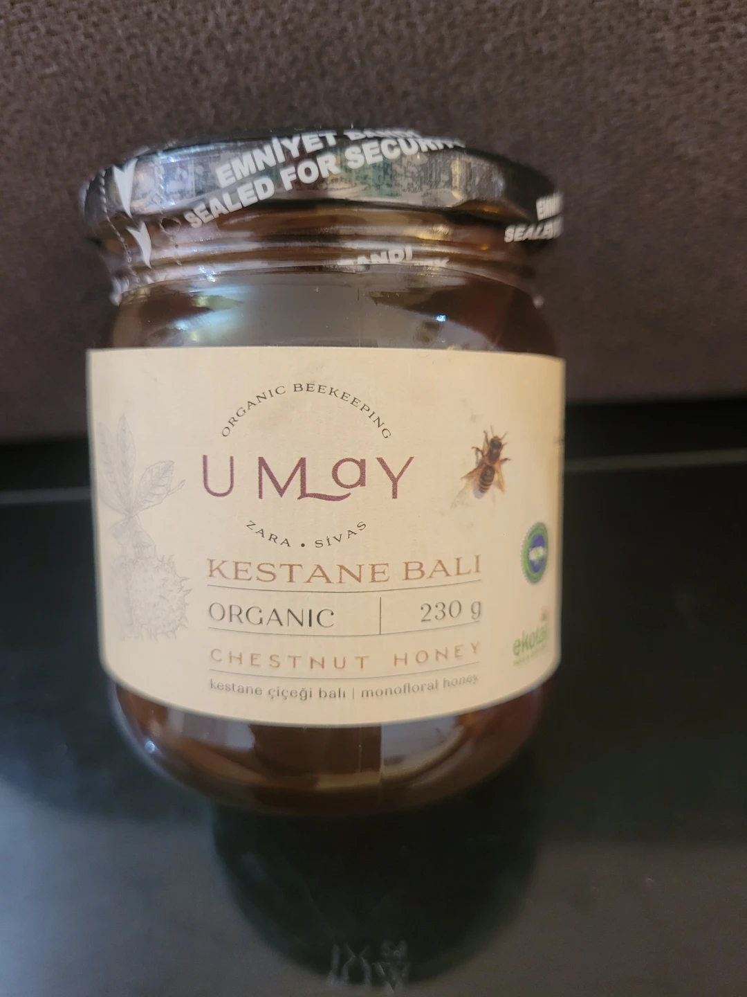 Umay Organic Chestnut Honey 230g