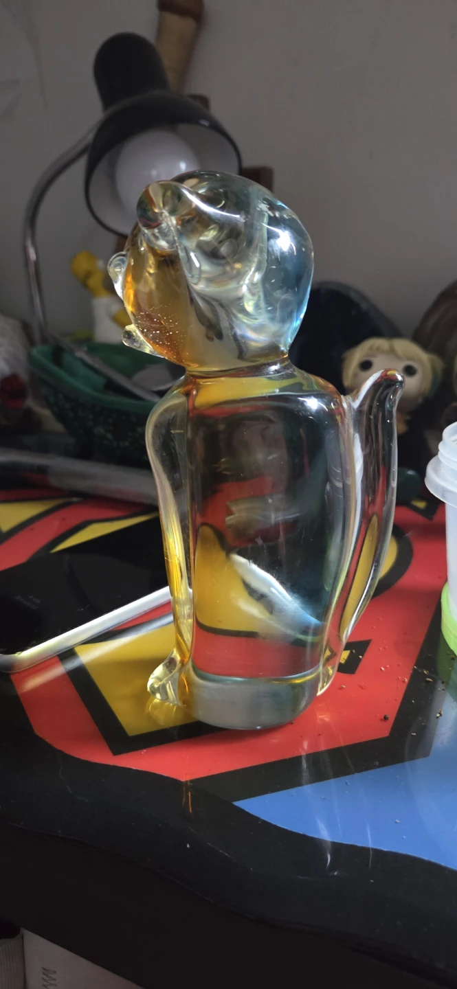 Handmade Murano Glass Cat Figure - photo 2