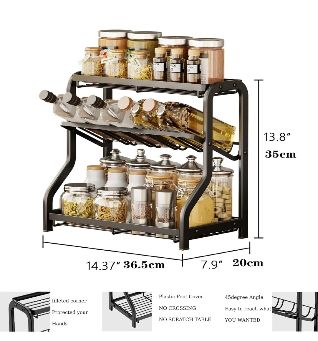 3 Tier spice rack - photo 3