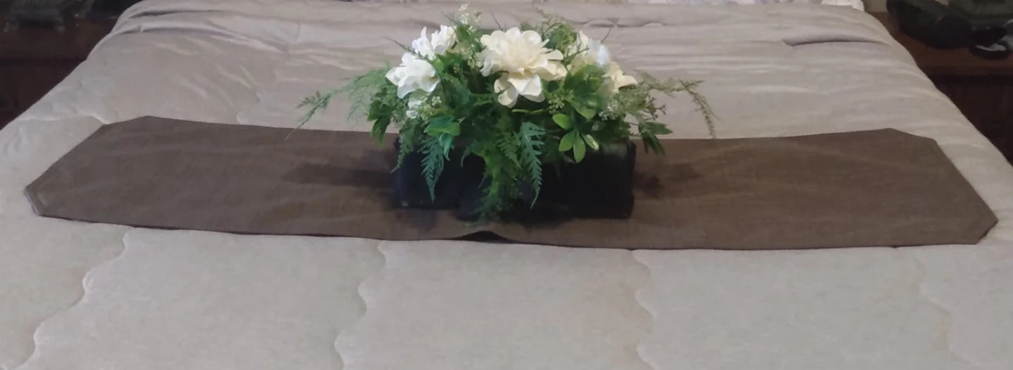 (New) Brown design table runner - photo 2