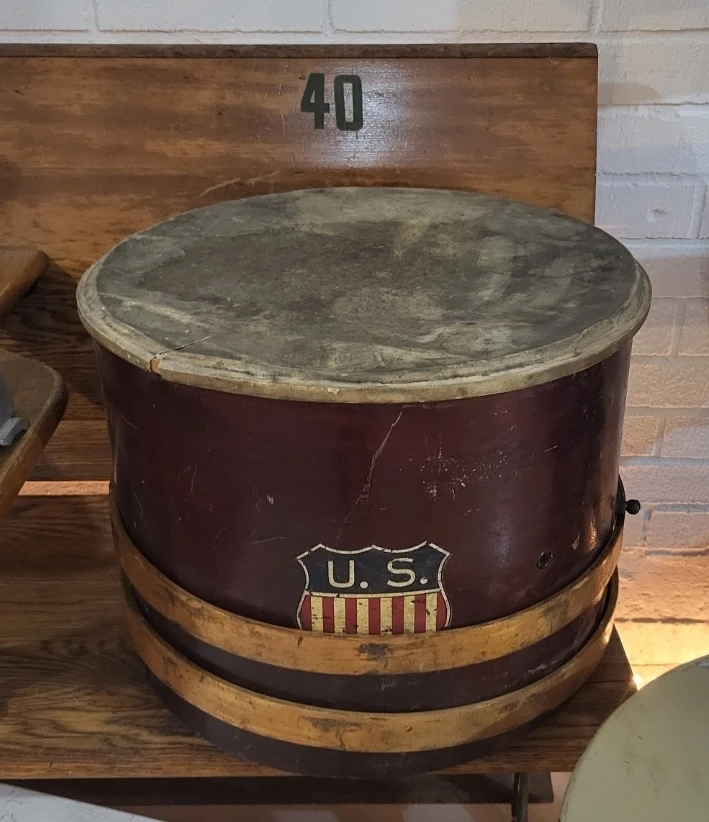 Antique U.S. Military Drum