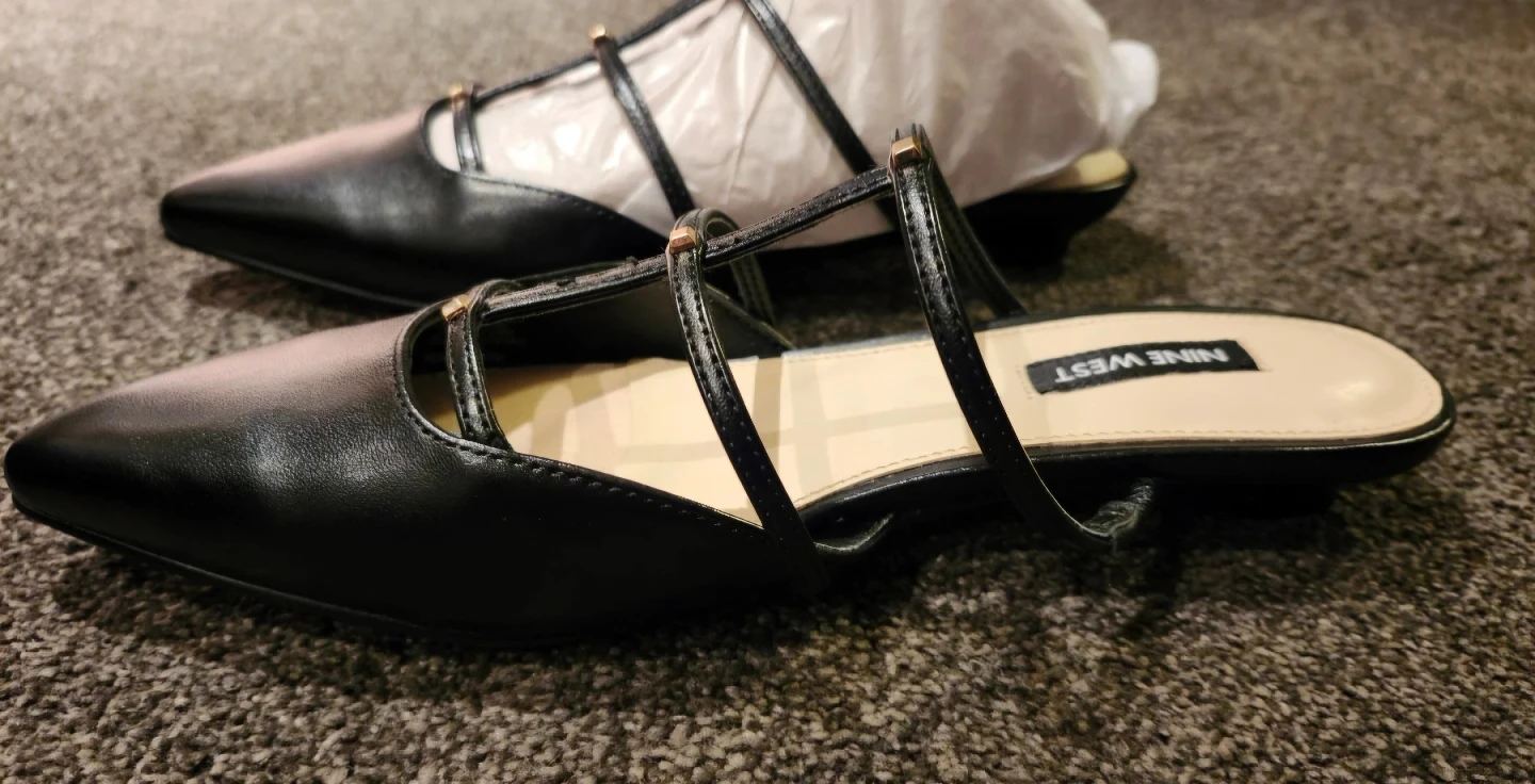 Nine West Black Mule Flats - photo 4