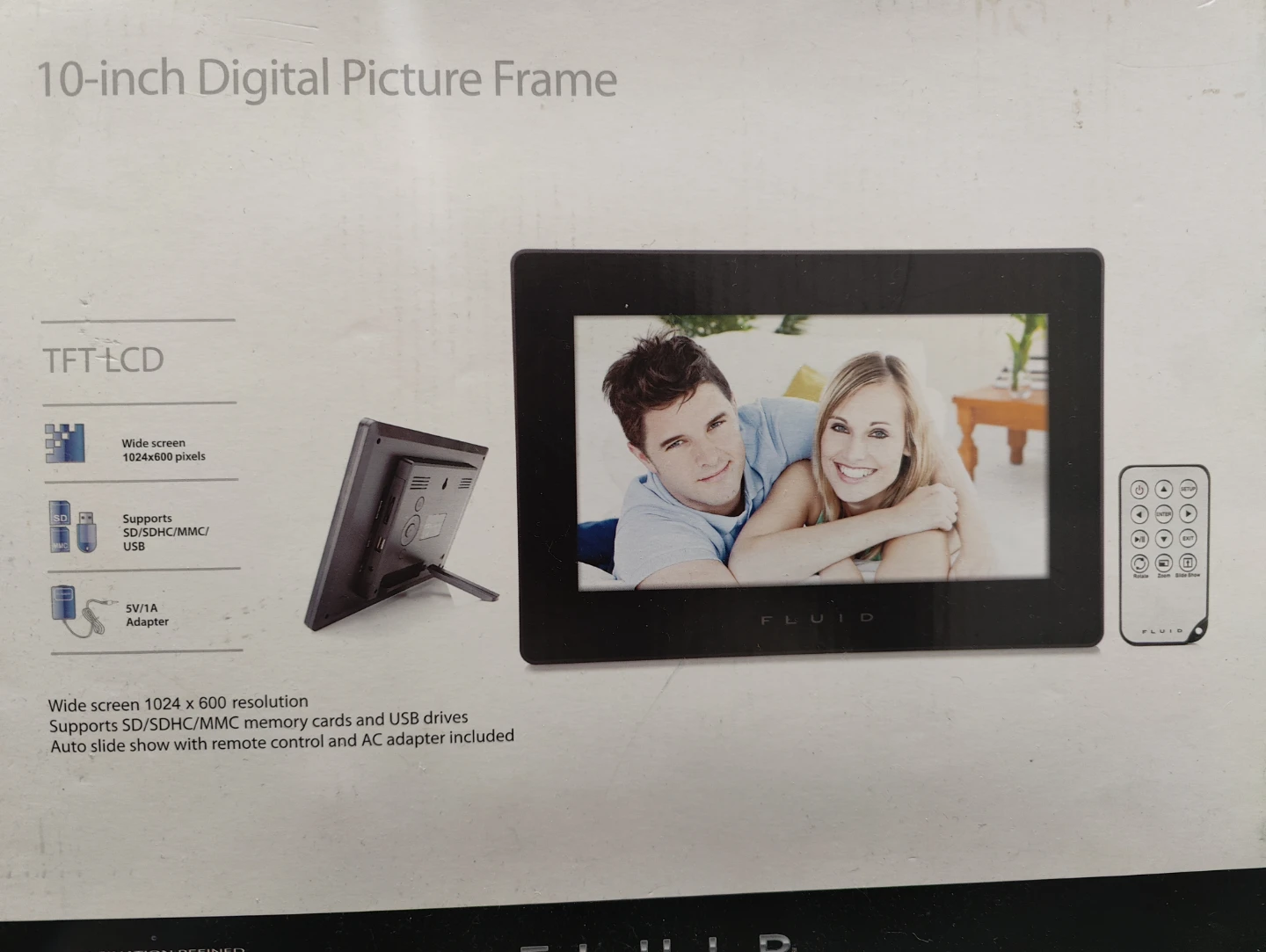 Fluid 10-inch Digital Picture Frame