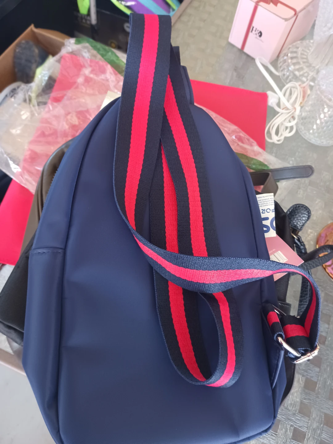 Navy Blue Sling Backpack - photo 2