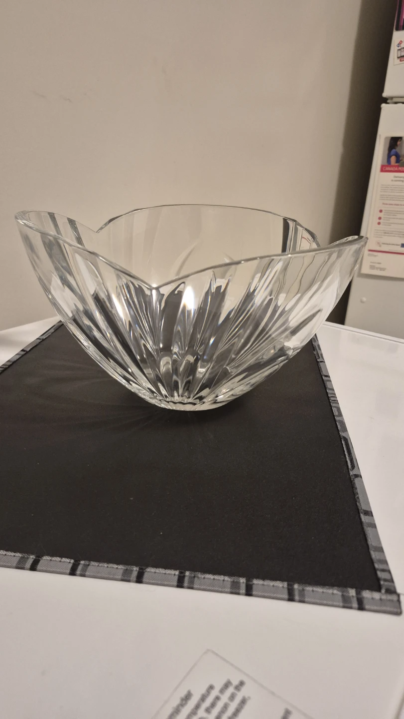 Hand Cut Crystal Bowl - Czech Republic - photo 2