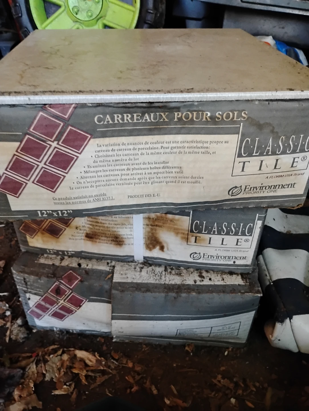 Classic Tile 12"x12" Floor Tiles 5boxes - photo 2