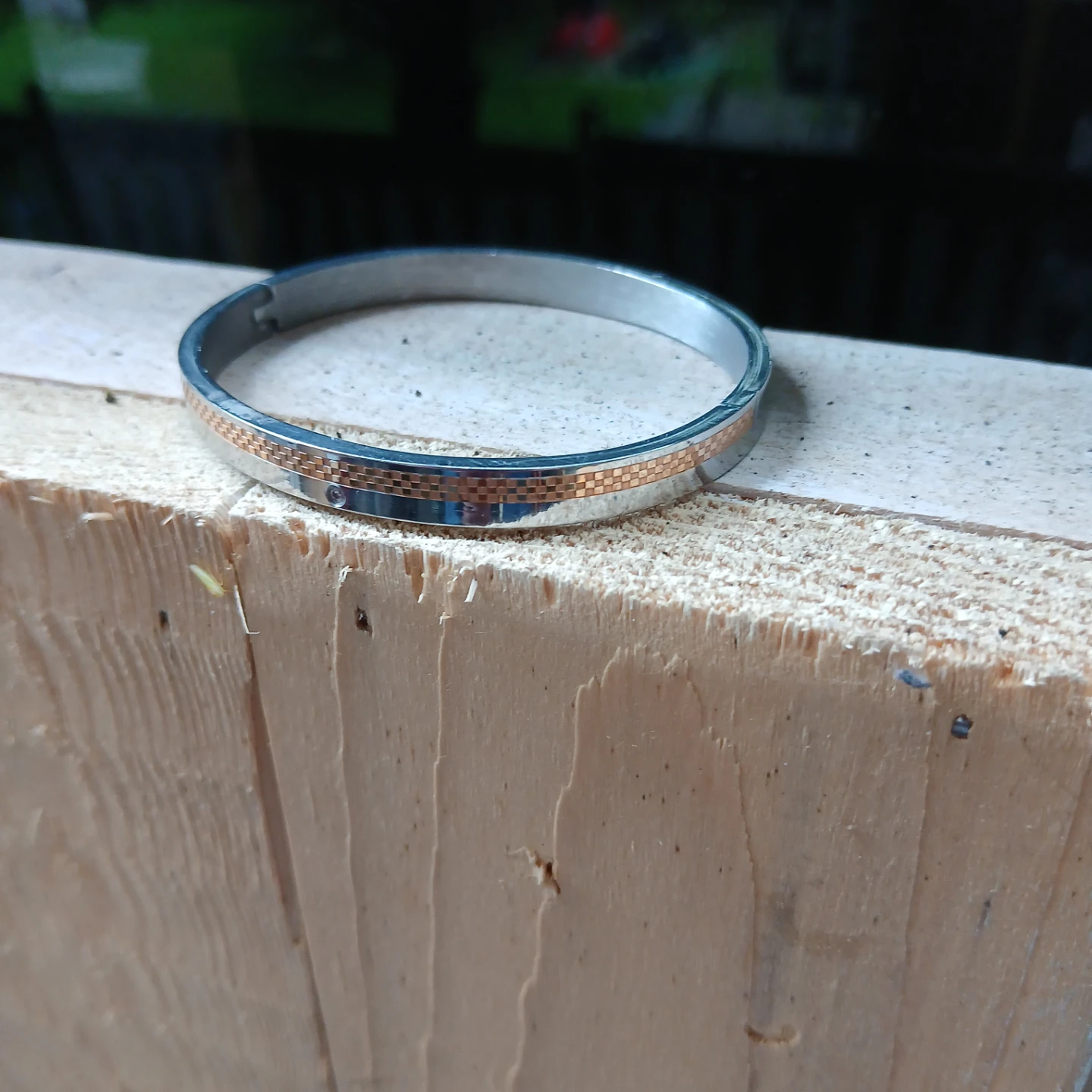 Silver Tone and Gold Tone Bracelet