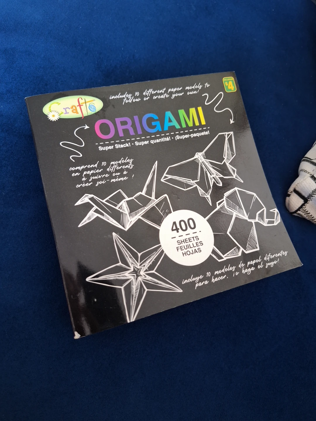 Origami paper book