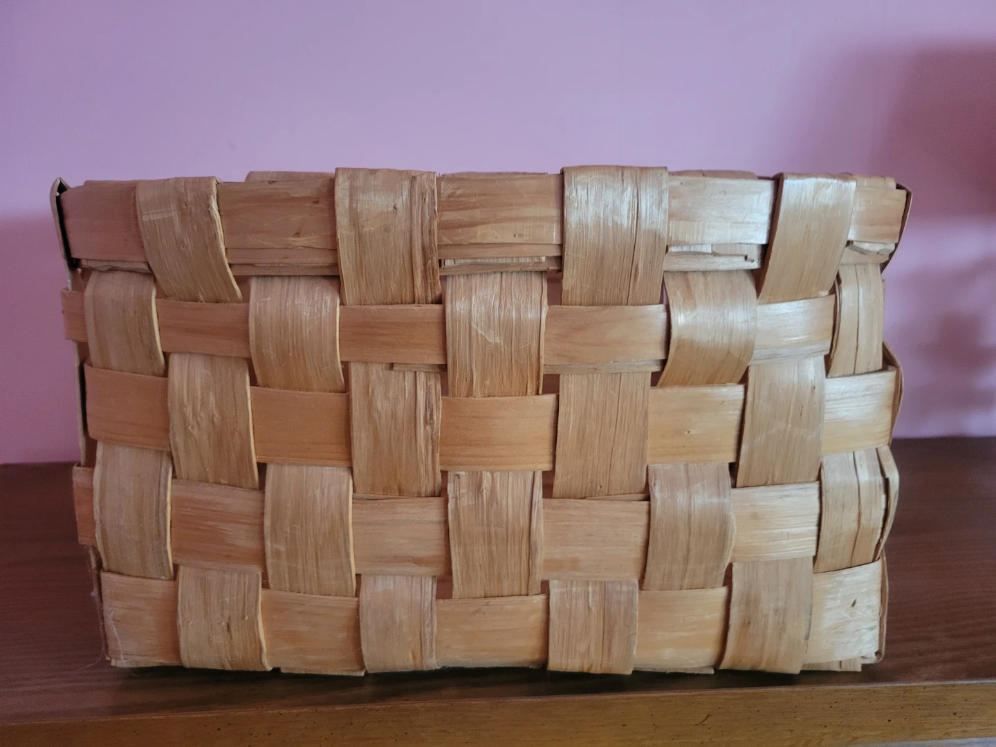 Woven Wood Basket