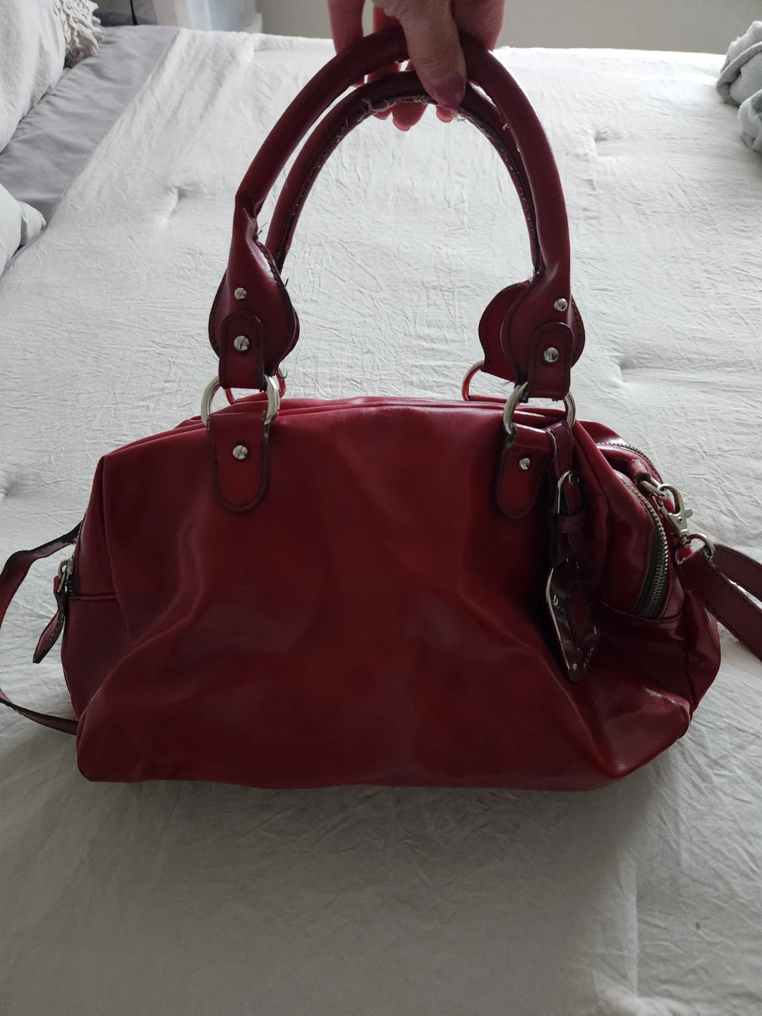 Red Aldo Shoulder Bag