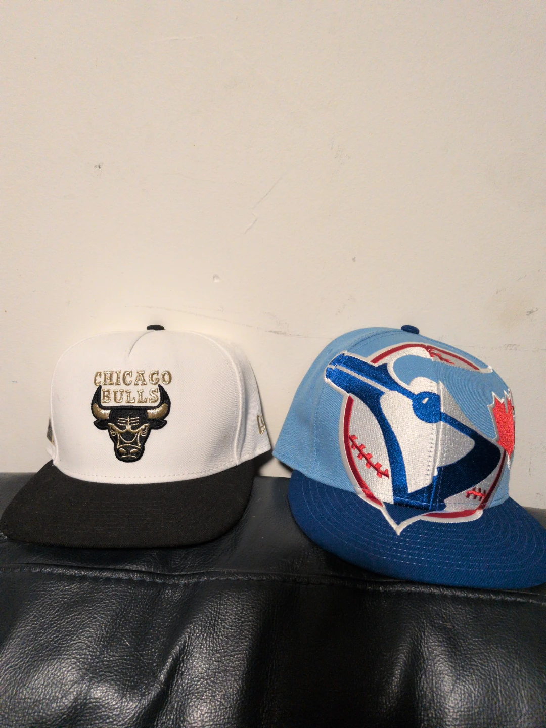 Chicago Bulls & Toronto Blue Jays Baseball Caps