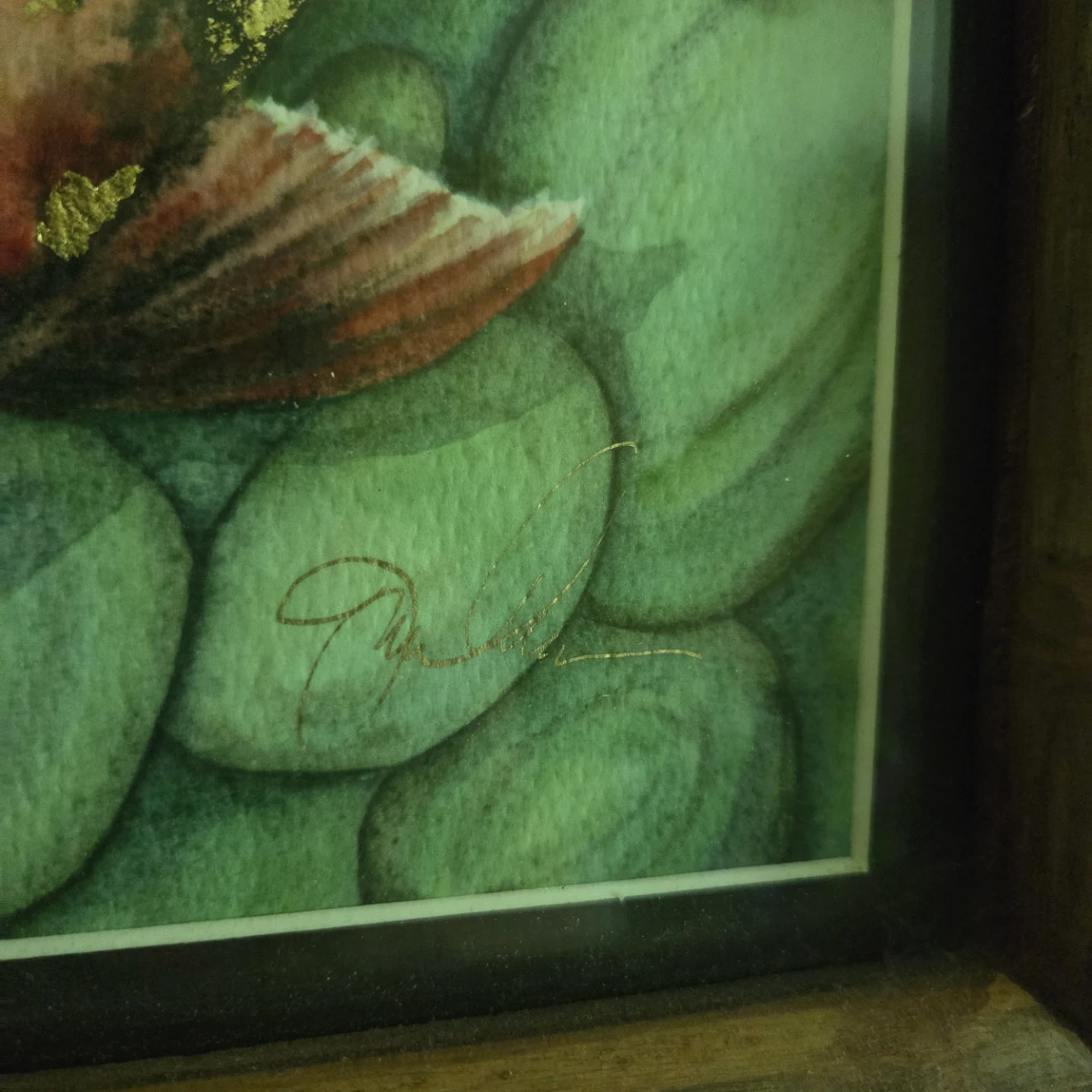 Koi Pair framed picture - photo 2