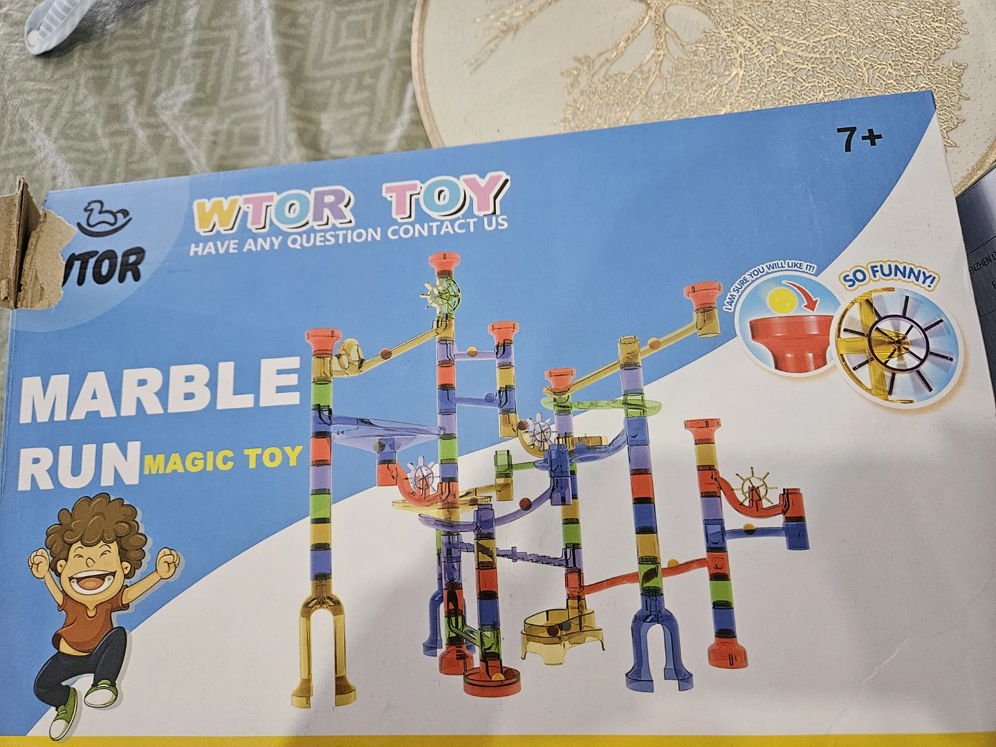 WTOR TOY Marble Run Magic Toy