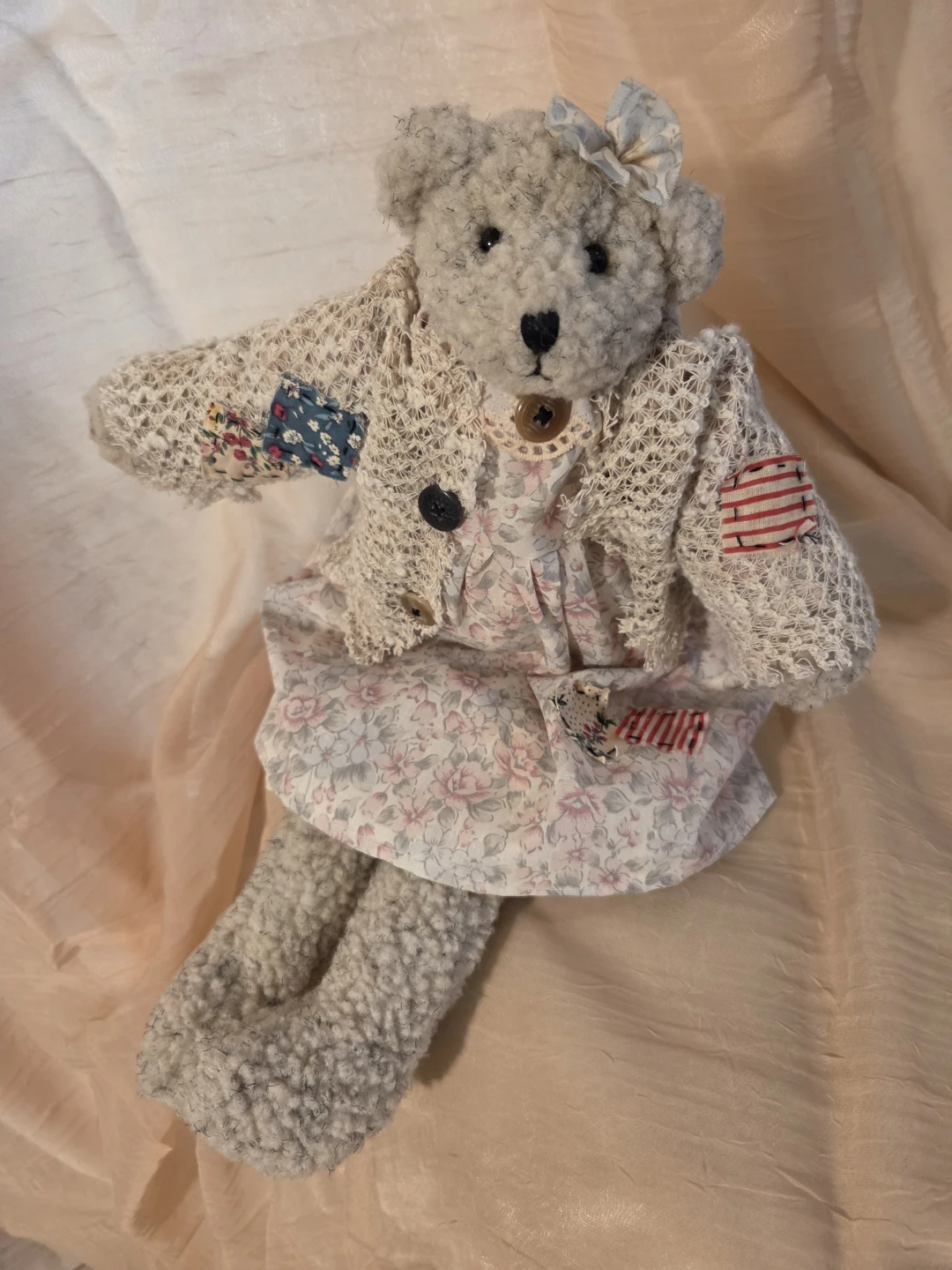 Grandma Cottagecore, Shabby Chic, Teddy Bear 🧸