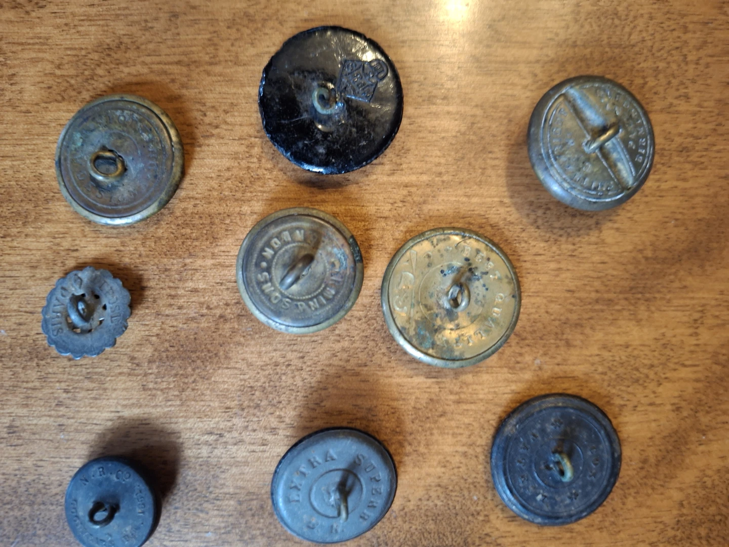 Vintage Button Collection with Wooden Box - photo 5
