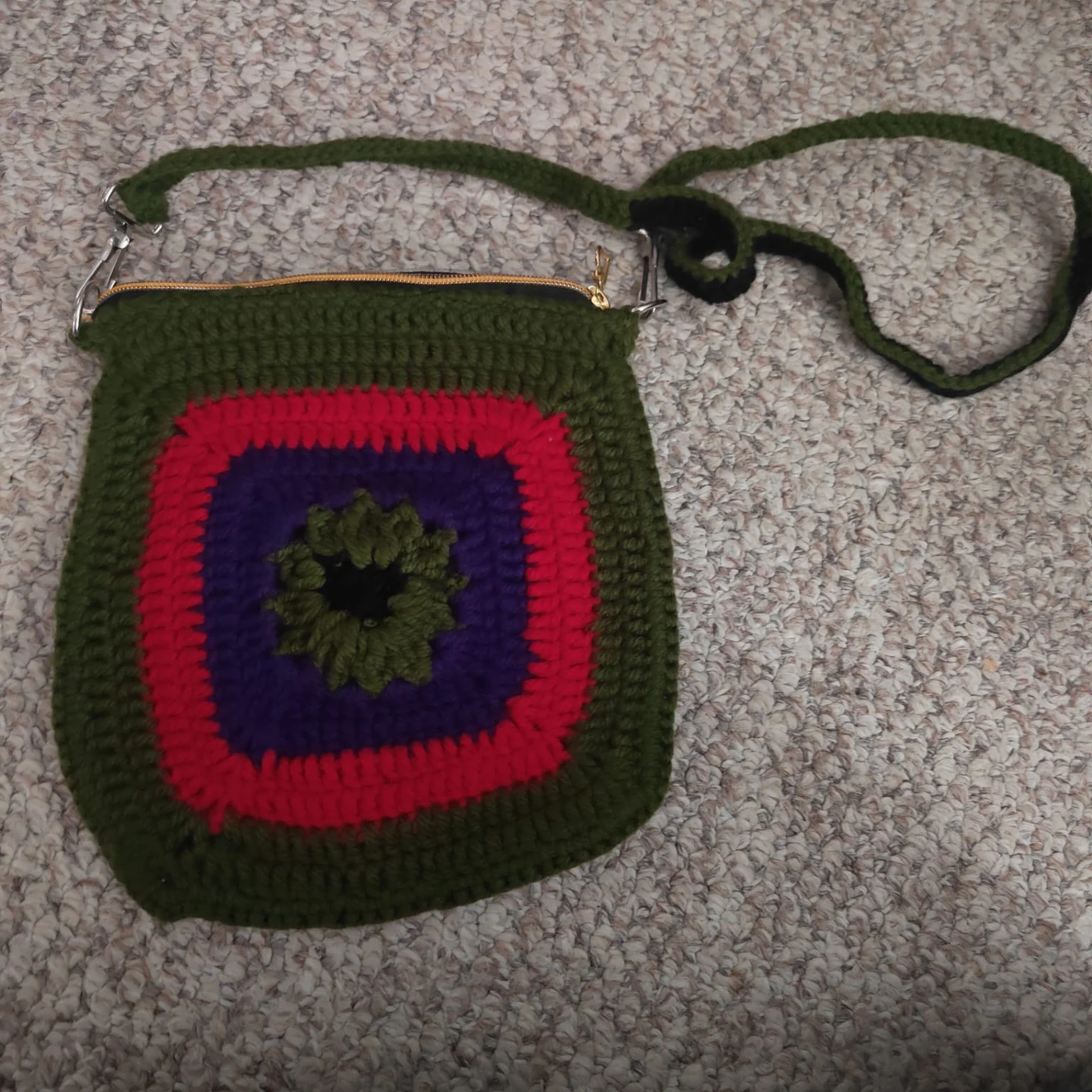 Crocheted Crossbody Bag