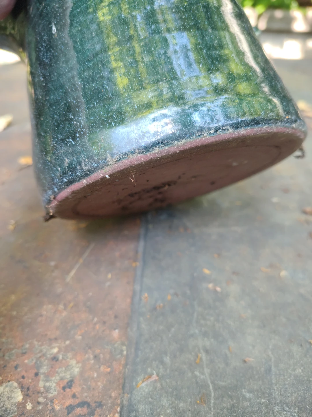Green Ceramic Pitcher with Celtic Knot Design - photo 3