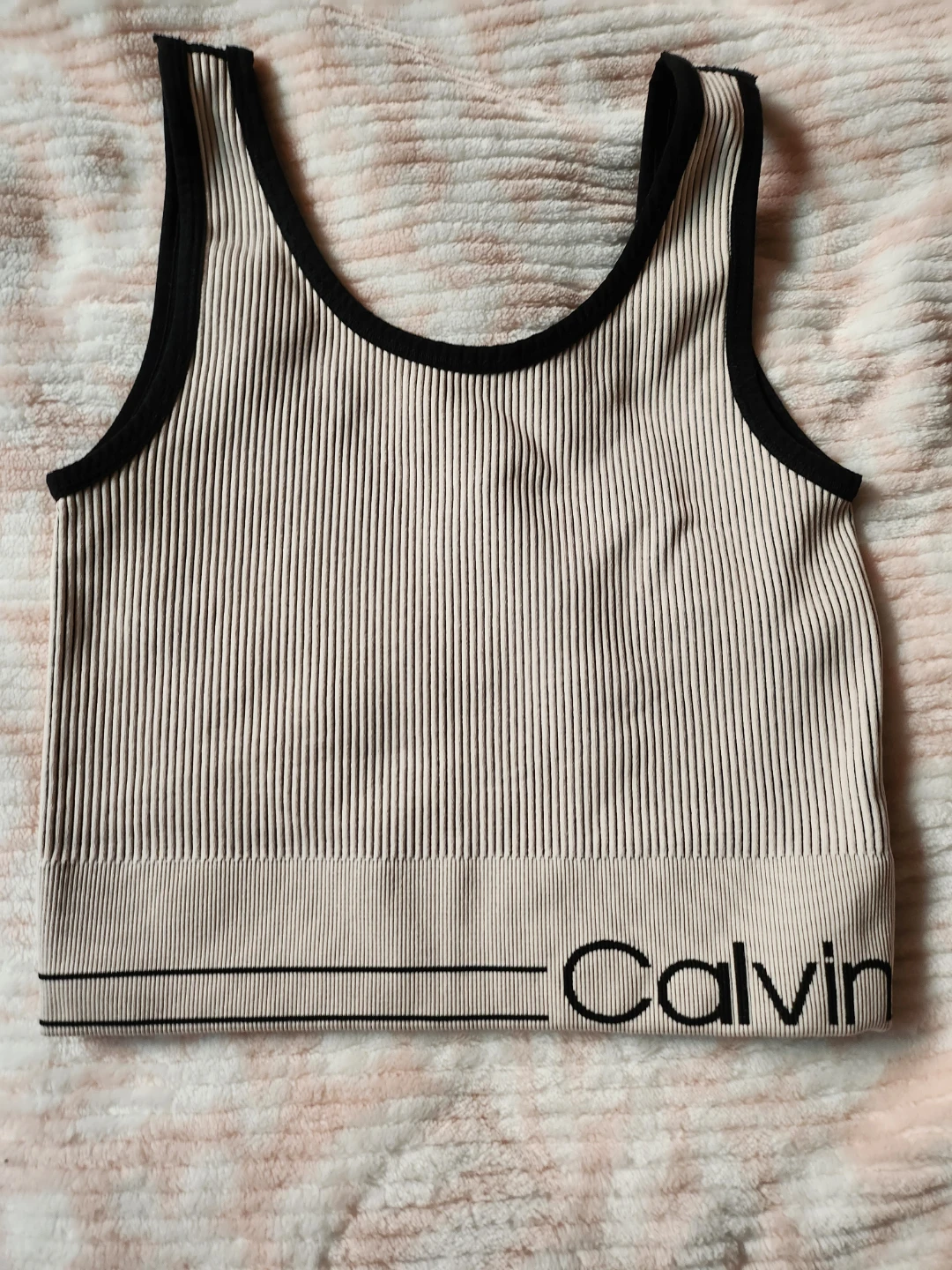 Calvin Klein Ribbed Sports Bra Top