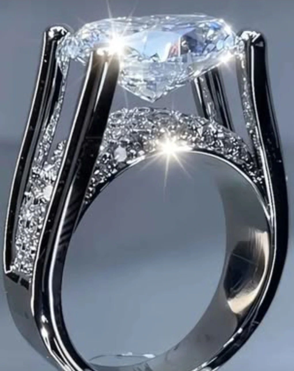 New Sparkly Cocktail Ring US SIZE 10