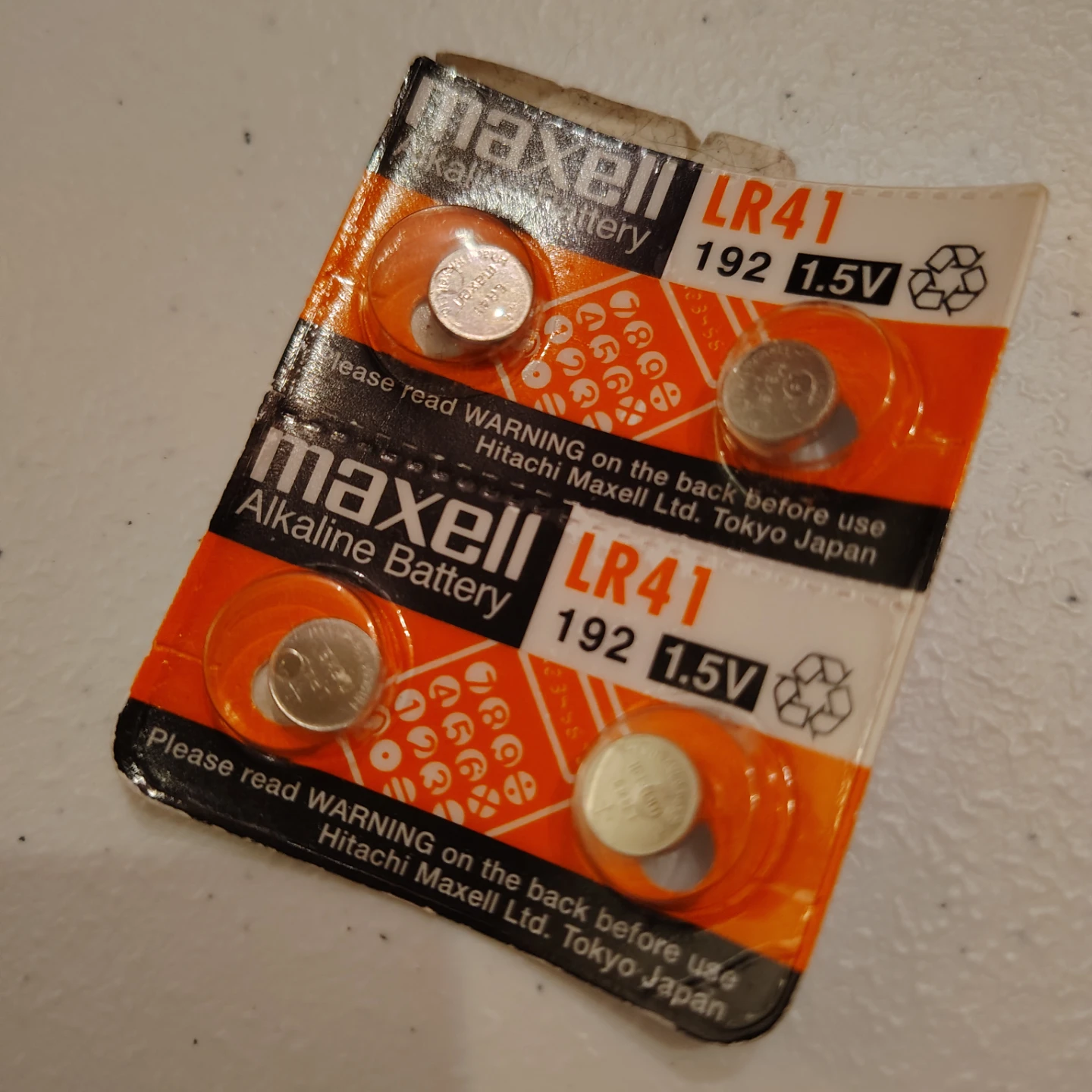 Maxell LR41 Alkaline Battery