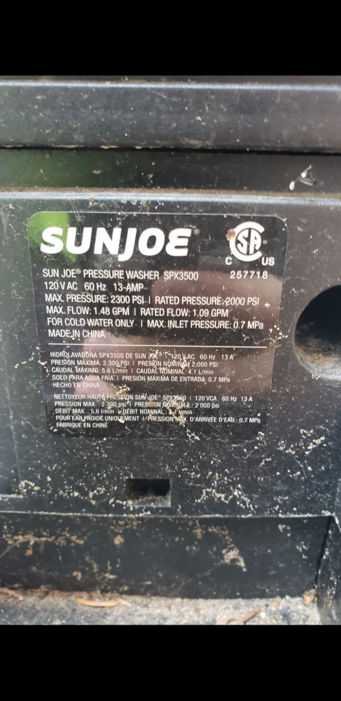 Sun Joe SPX3500 Pressure Washer - photo 2