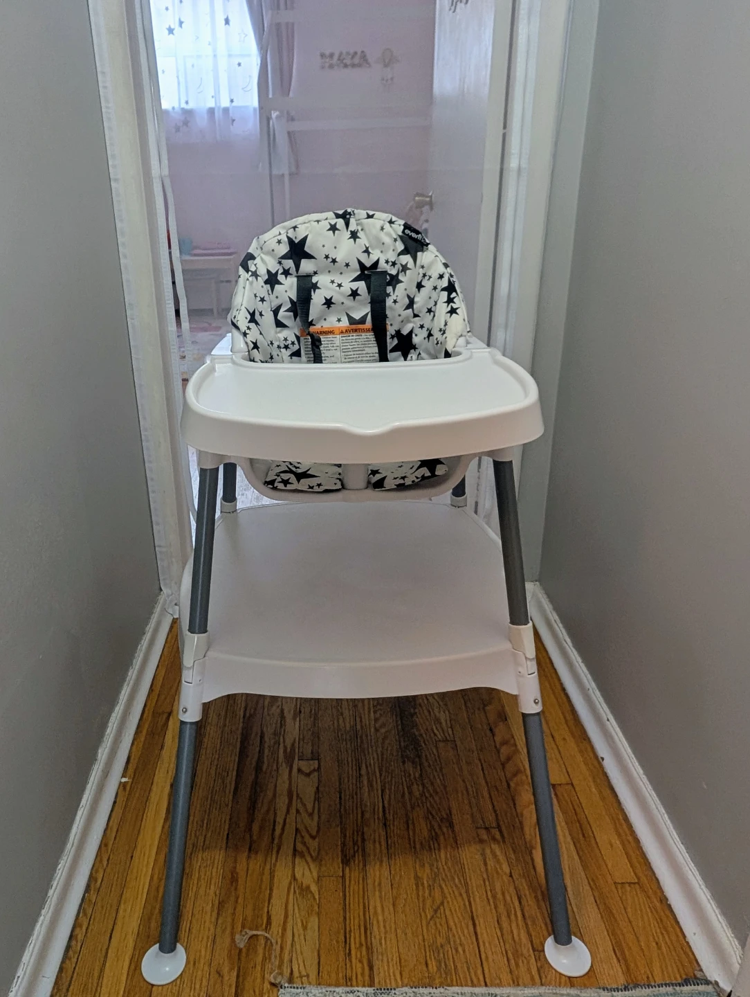 Evenflo High Chair with Star Print Seat