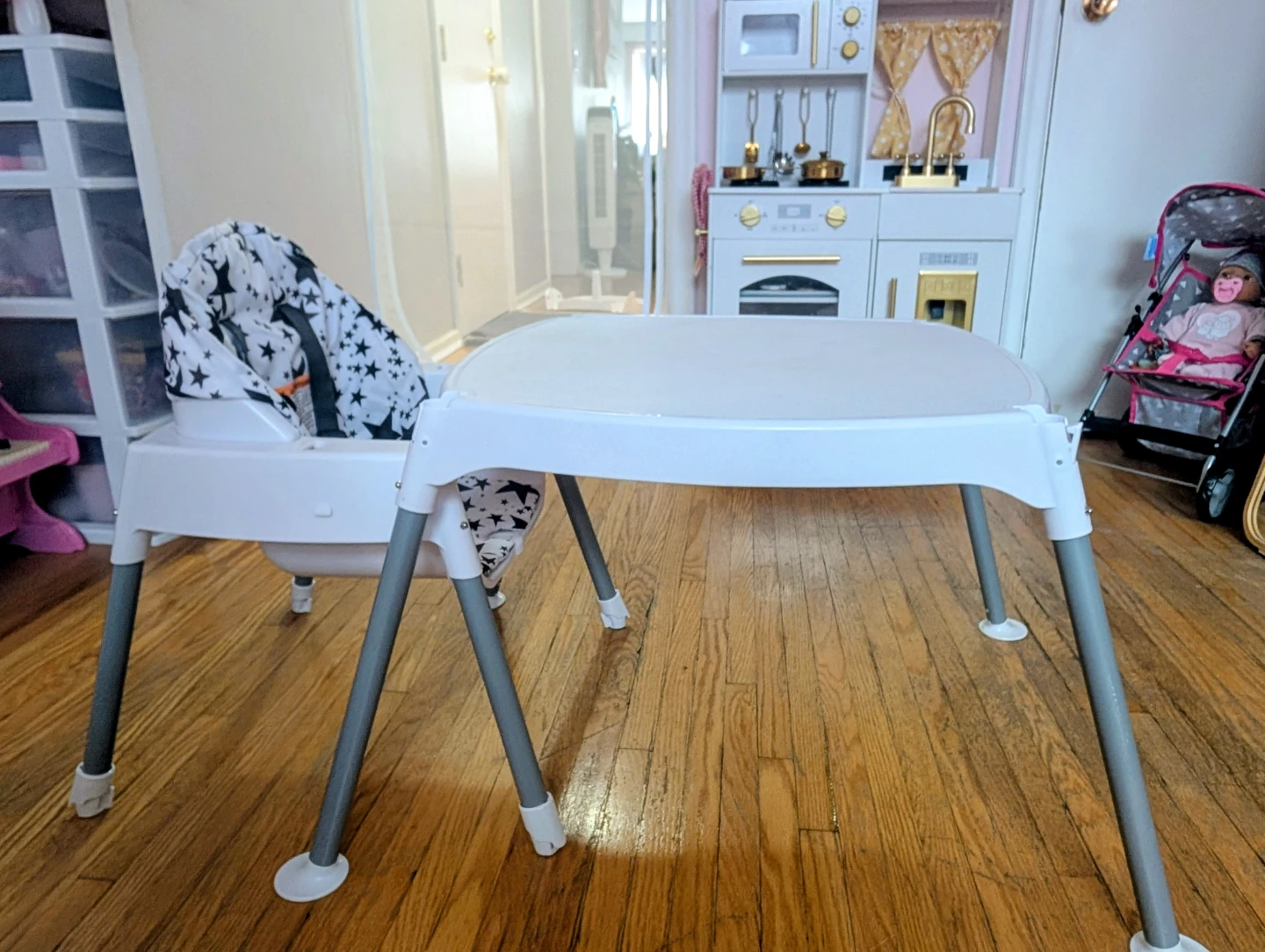 Evenflo High Chair with Star Print Seat - photo 4