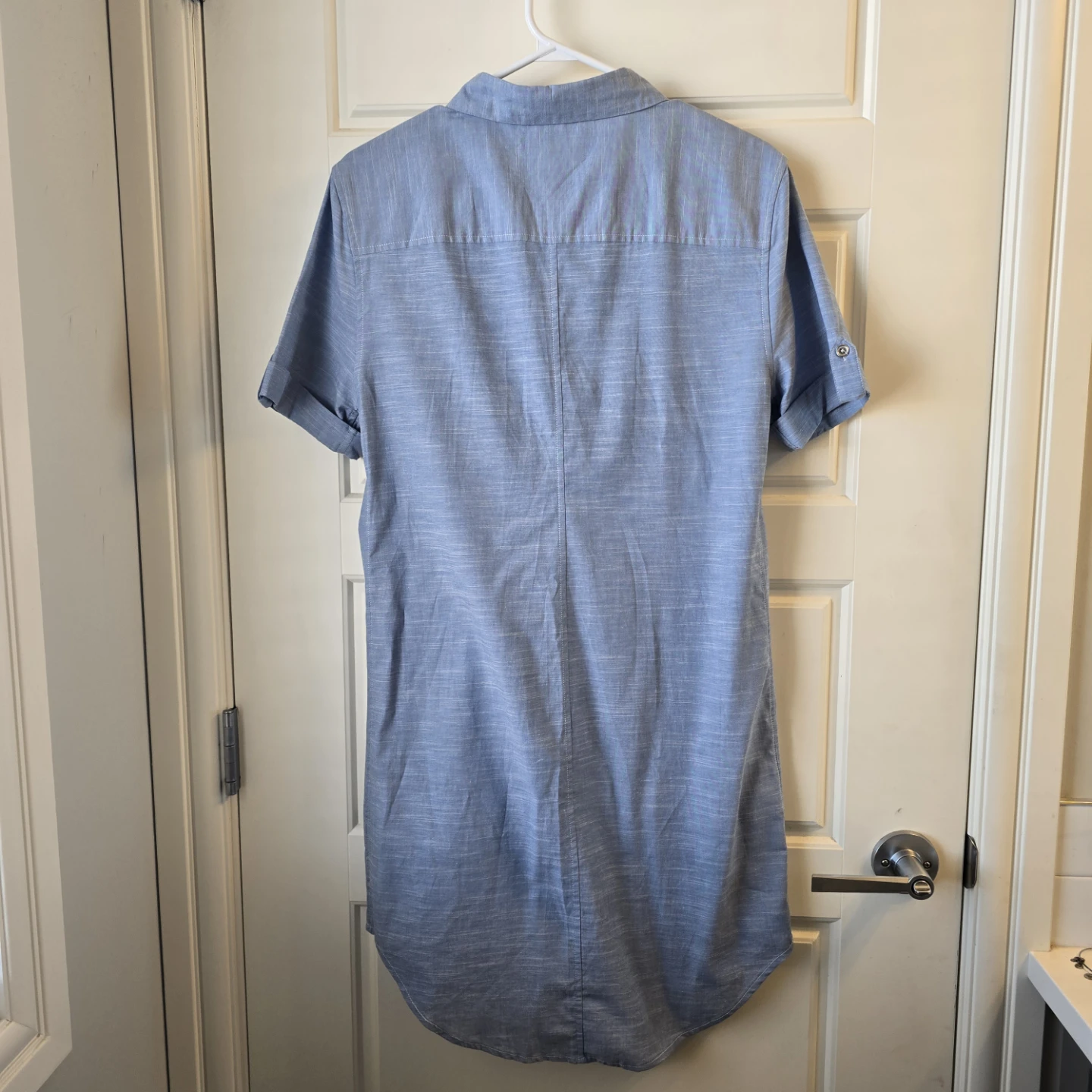 Equipment Femme Blue Chambray Shirt Dress M/M - photo 2