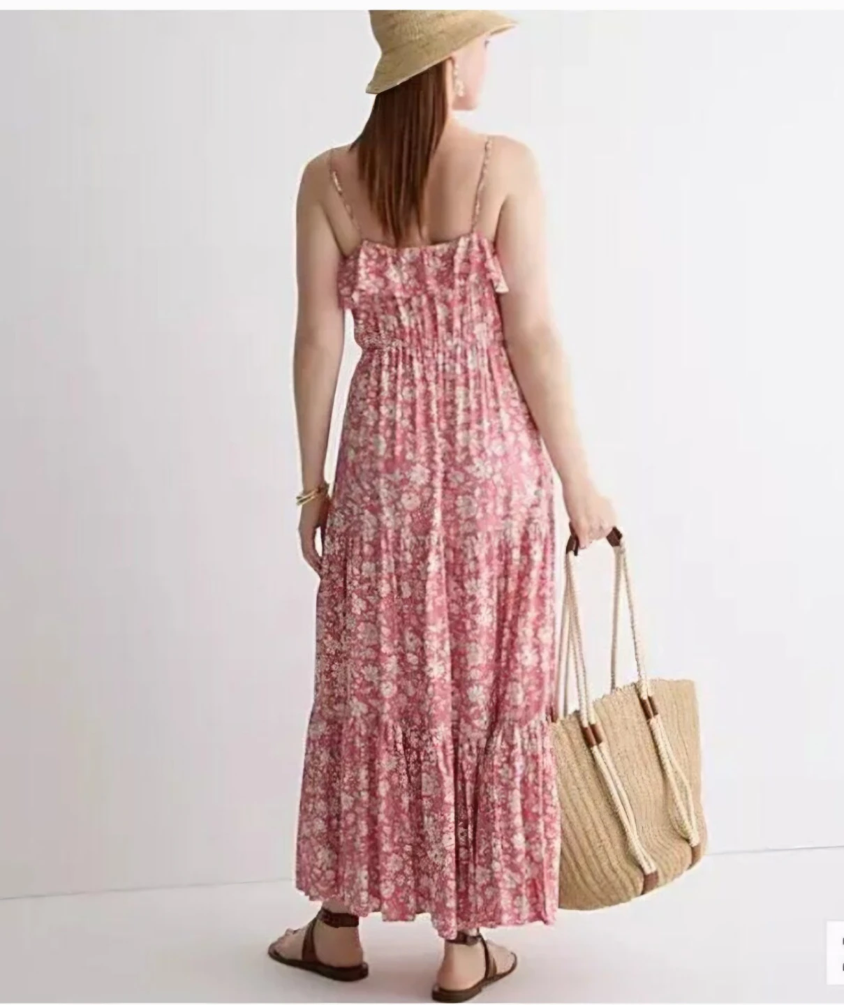 J. Crew Floral Tiered Maxi Dress - Size S - photo 2
