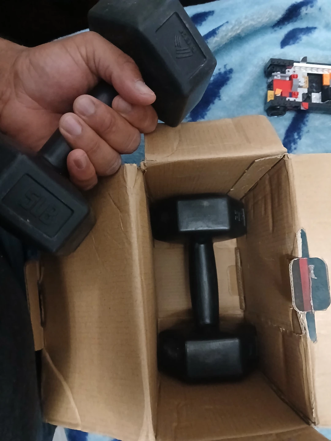 RBX 10LB Pair Hex Dumbbells - photo 3