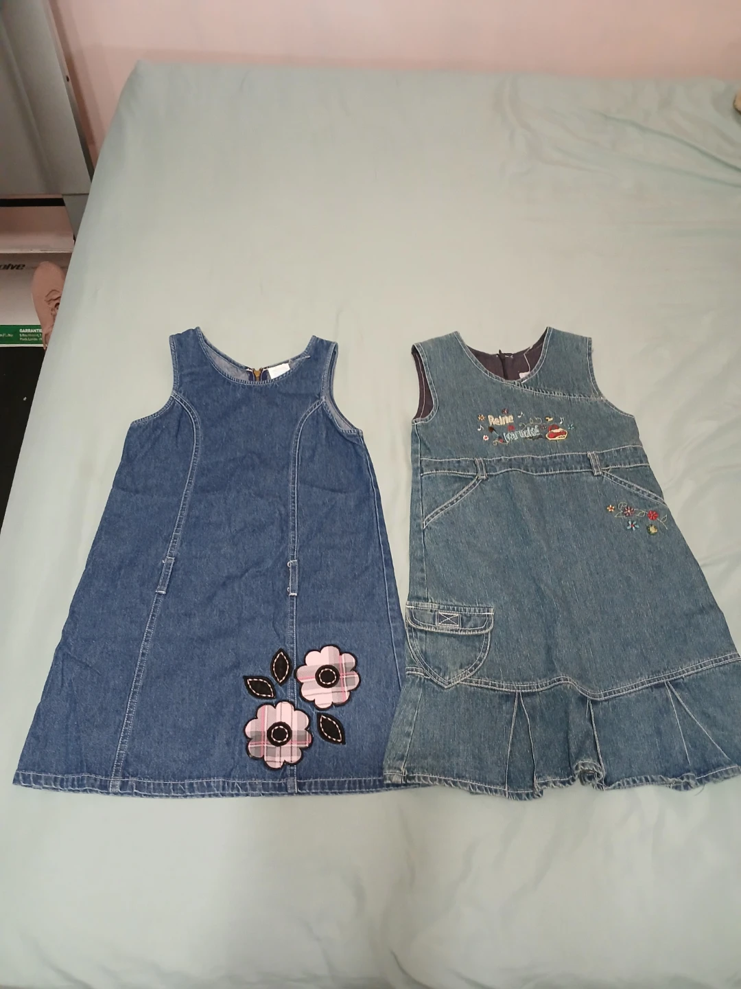 Girls' Clothes Bundle - Denim Dress, Hoodie, Shirt - photo 2