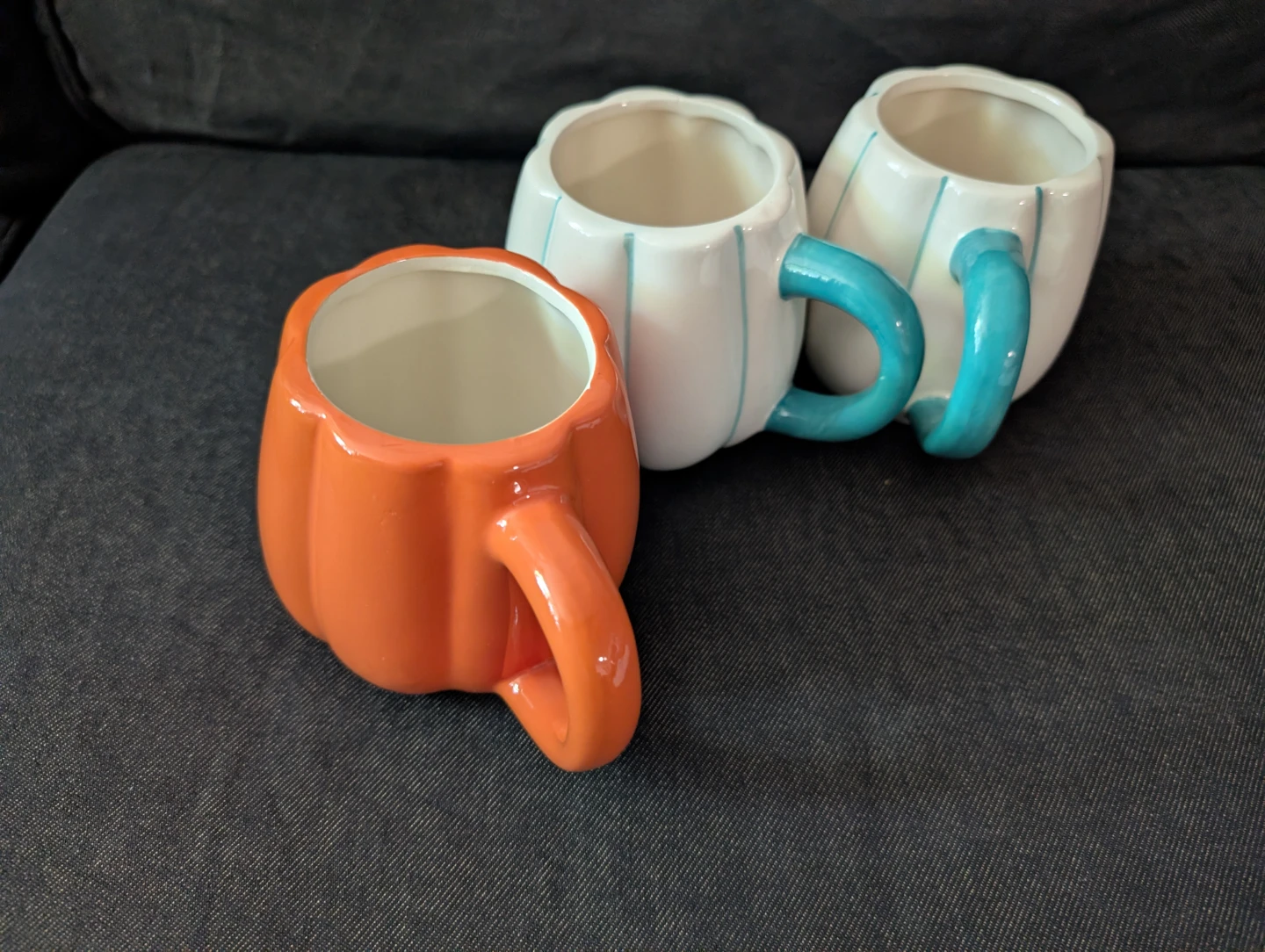 Set of 3 Pumpkin Mugs