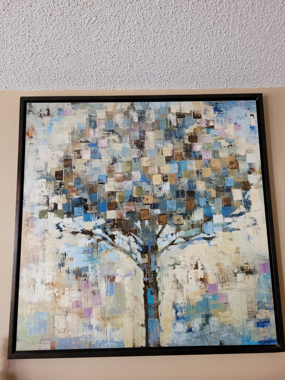 Abstract Tree Framed Wall Art