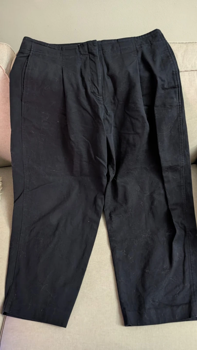 COS Cotton Barrel-Leg Utility Pants