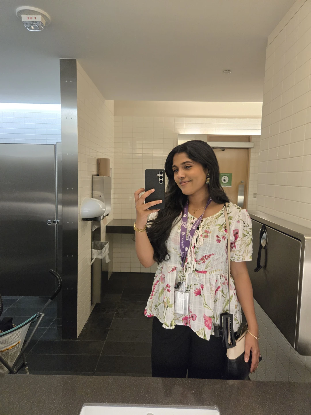 Floral Peplum Blouse