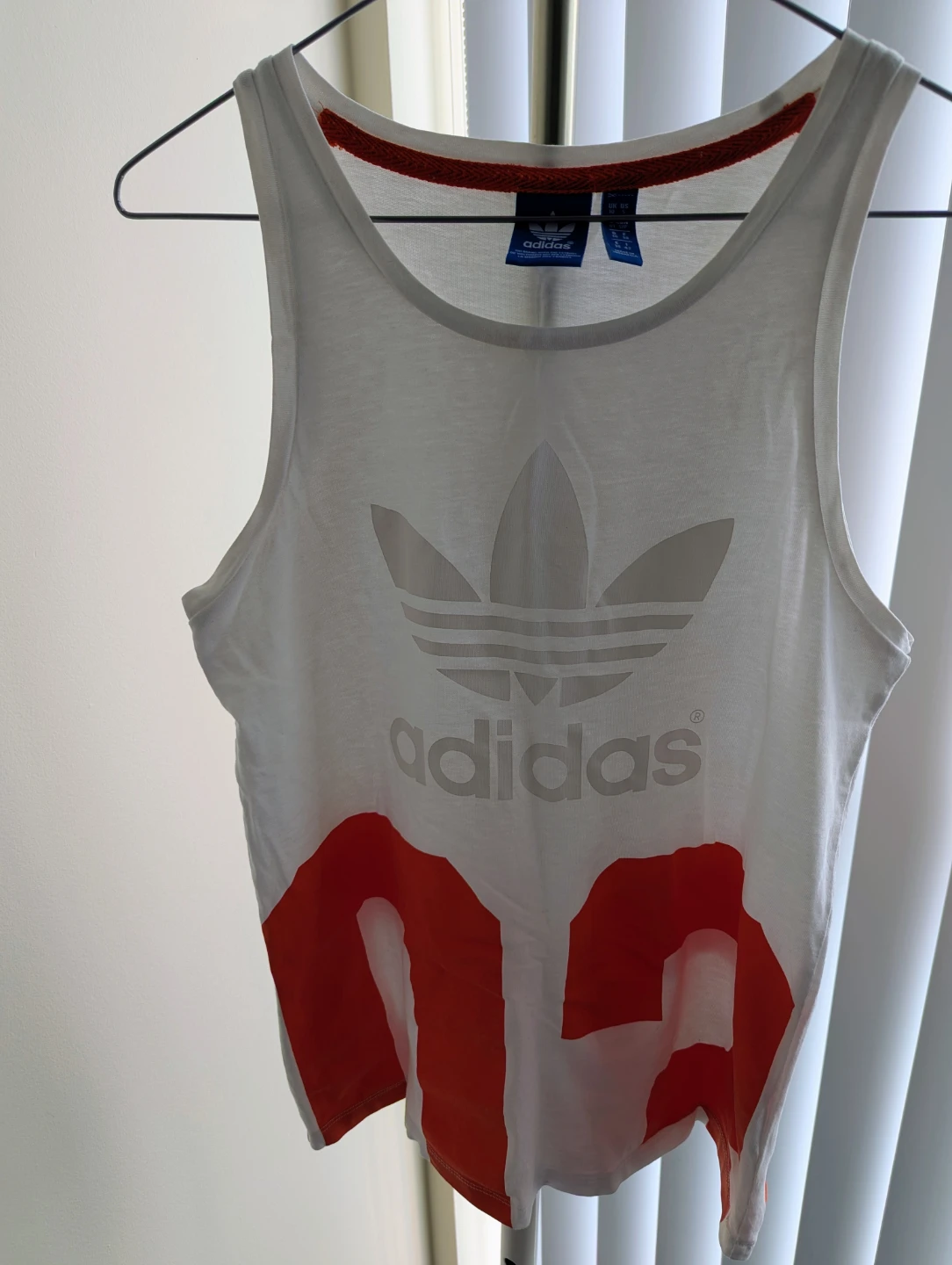 Adidas White Tank Top