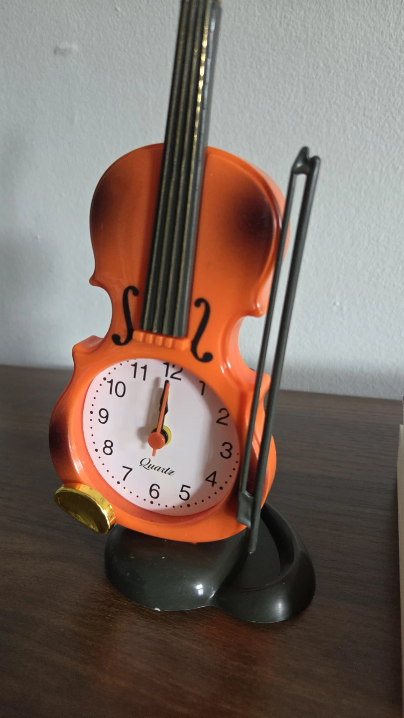 Violin Instrument Alarm Clock *new - photo 2