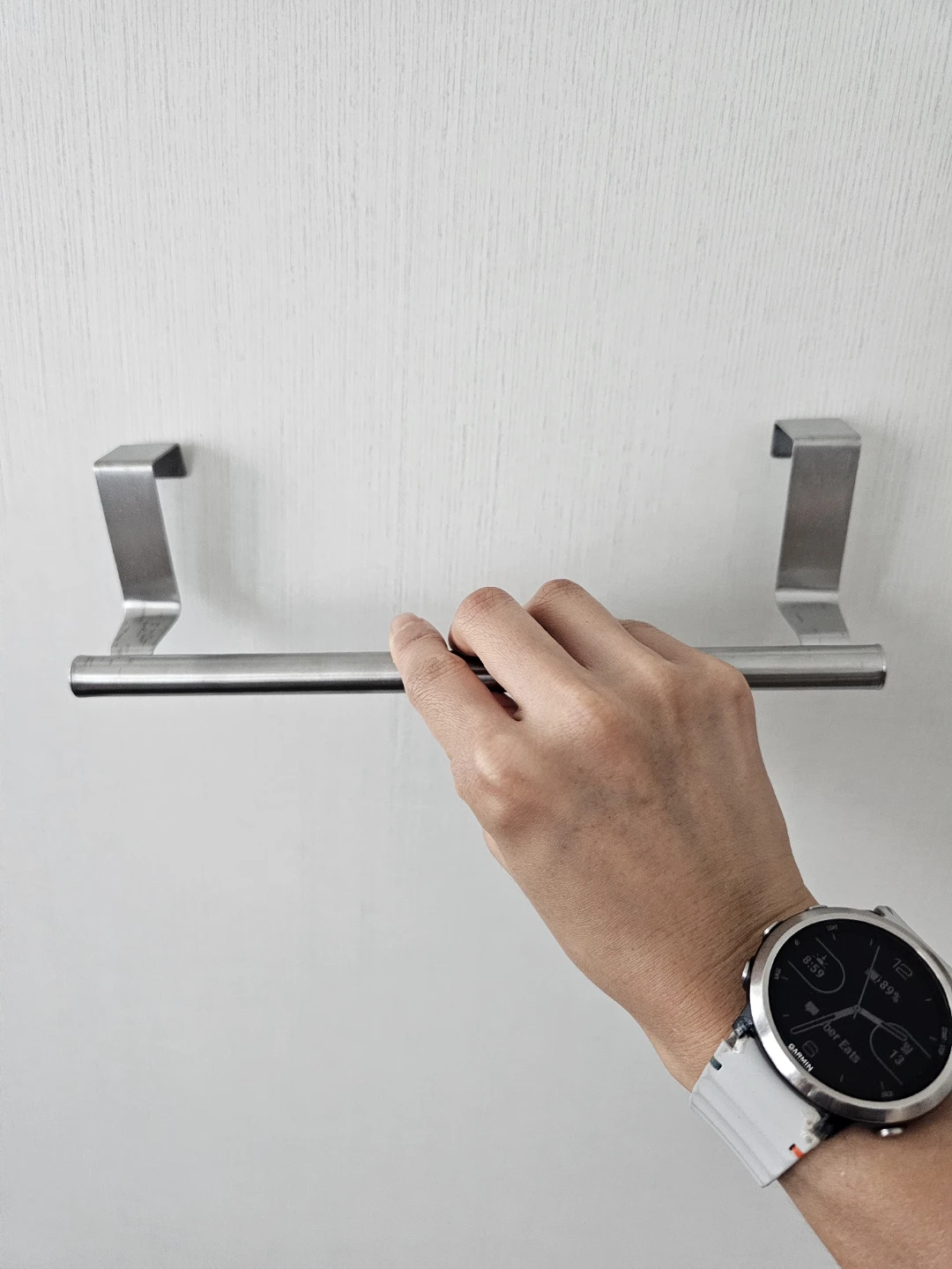 Over the Cabinet Door Towel Bar Holder - photo 4