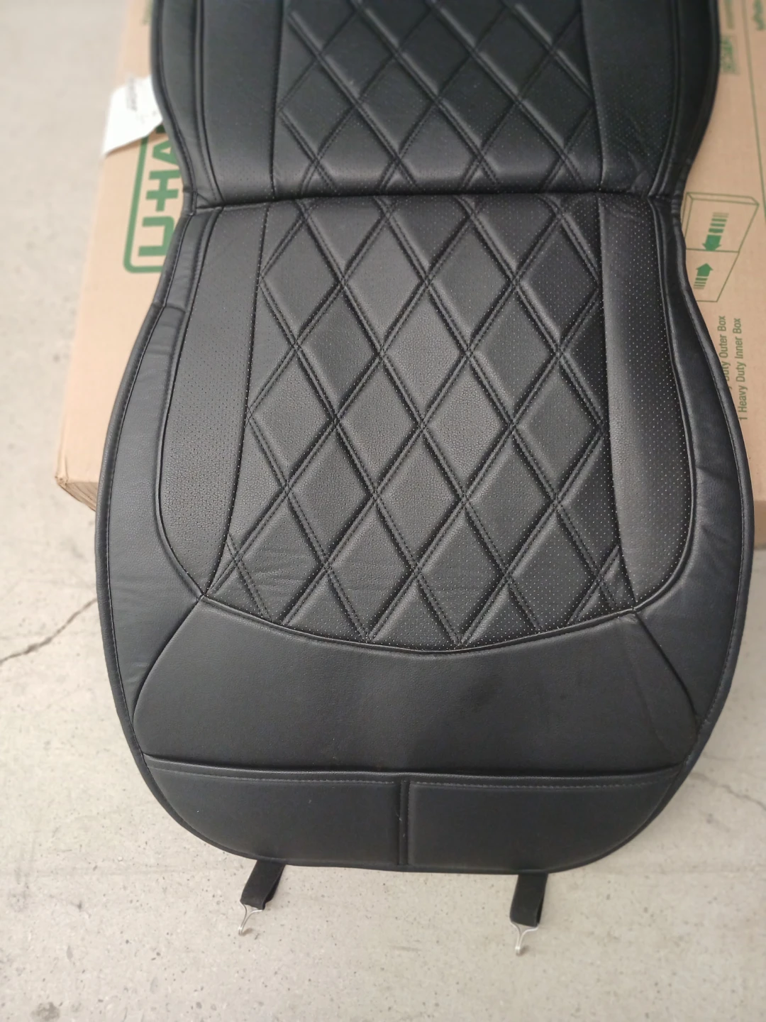 Glovebox Premium Comfort Faux Leather Seat Cover Set, 4 pieces - photo 2