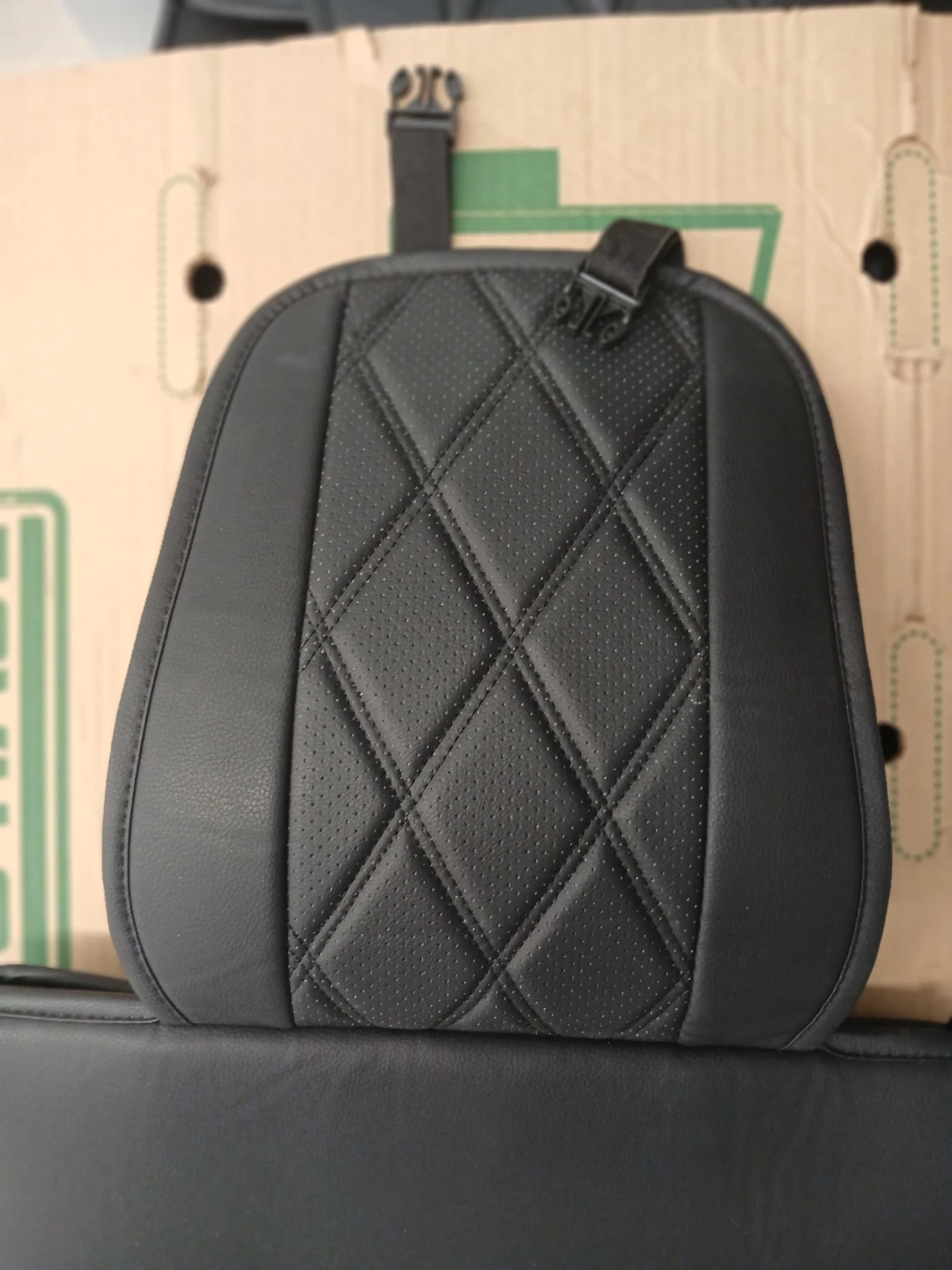 Glovebox Premium Comfort Faux Leather Seat Cover Set, 4 pieces - photo 3