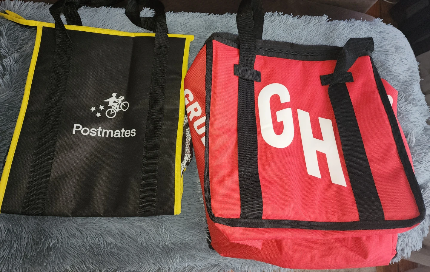 Postmates and Grubhub Insulated Delivery Bags