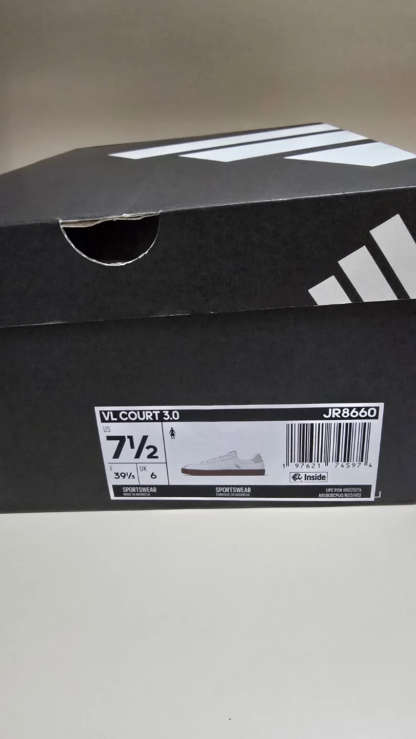 Adidas VL Court 3.0 Shoes  - Size 7.5 - photo 5