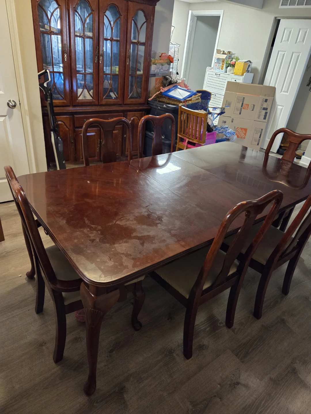 Dining table with china cabinets - photo 5