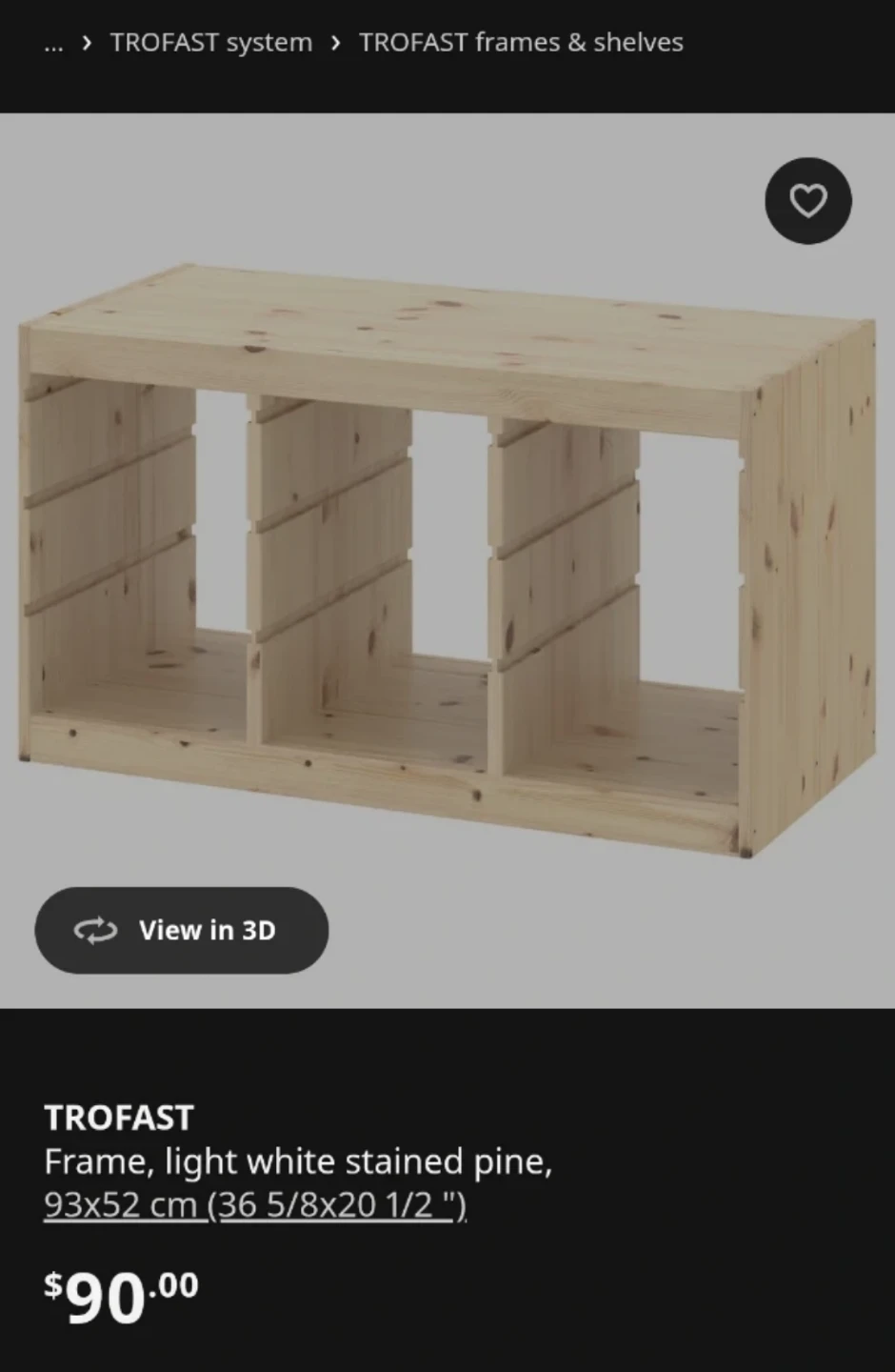 Ikea TROFAST frame pine, bench - photo 2